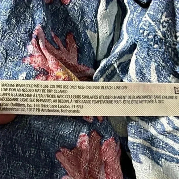 Intimately Free People Mini Cris Cross Strap Floral Dress Size M - Picture 8 of 8